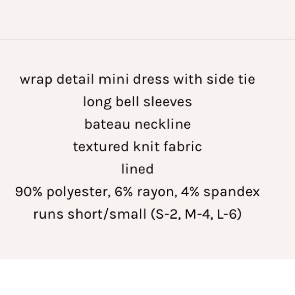 NEW Wrap Sweater Dress Rust - Picture 4 of 4